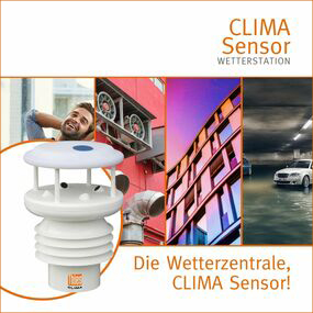 Modern weather control for building management system (BMS): The weather control center, CLIMA Sensor!