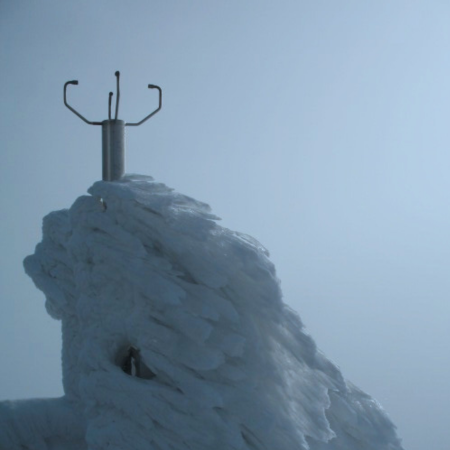 icing freedom of Thies CLIMA wind sensor Ultrasonic 2D (US2D) under extreme conditions